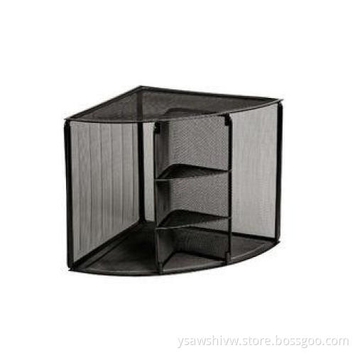 Brochure Metal Display Stands 3 Space For Library / Booksto